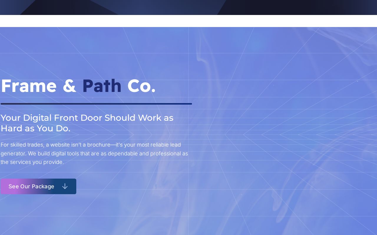 Frame & Path Co. | Toronto-Based Web-Designers